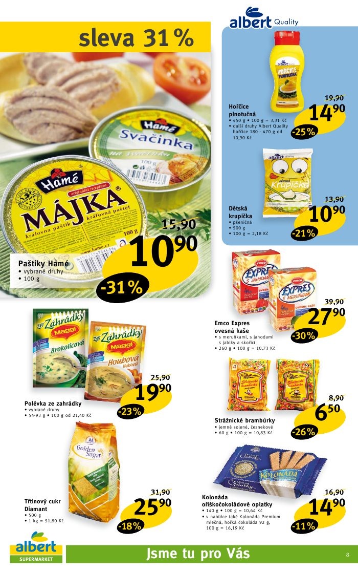 leták Albert strana 1 leták Albert strana 1