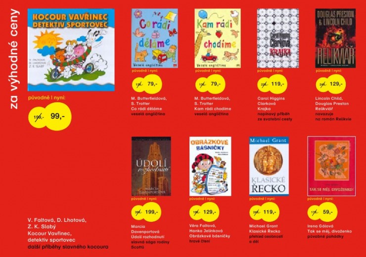 leták Kanzelsberger knihy strana 1 leták Kanzelsberger knihy strana 1