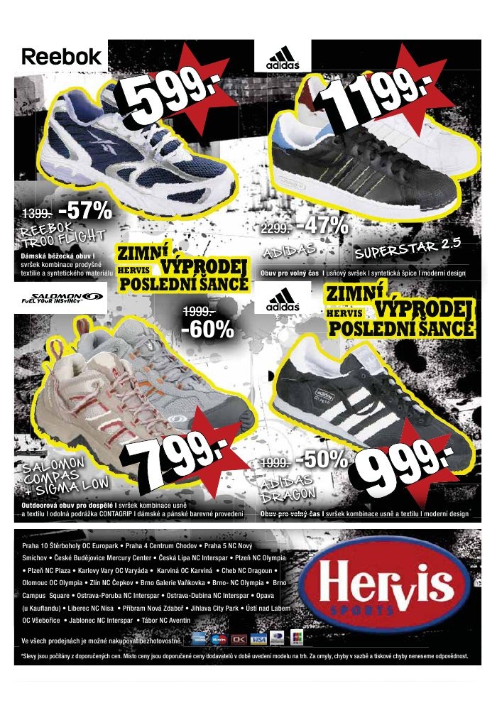 leták Hervis strana 1 leták Hervis strana 1