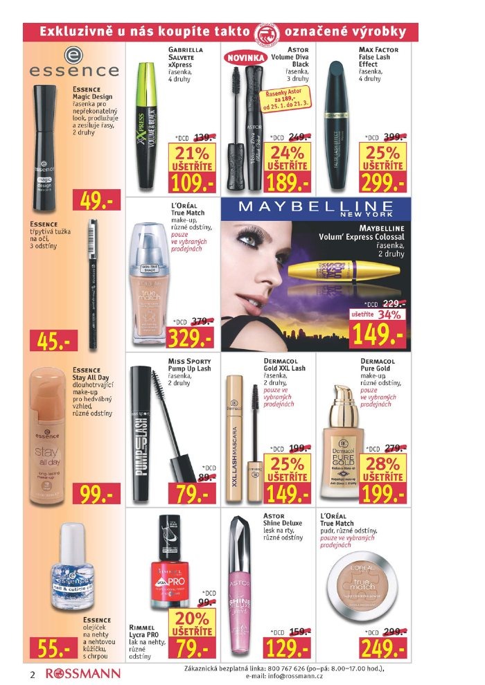 leták Rossmann strana 1 leták Rossmann strana 1