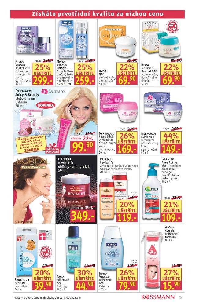 leták Rossmann strana 1 leták Rossmann strana 1
