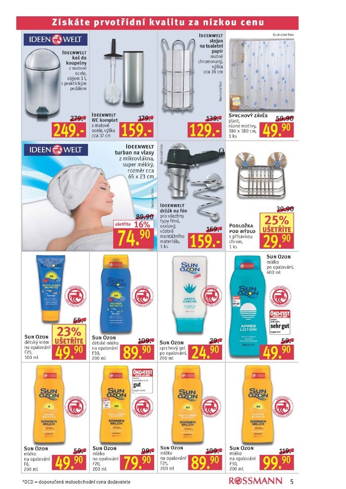 leták Rossmann strana 1 leták Rossmann strana 1