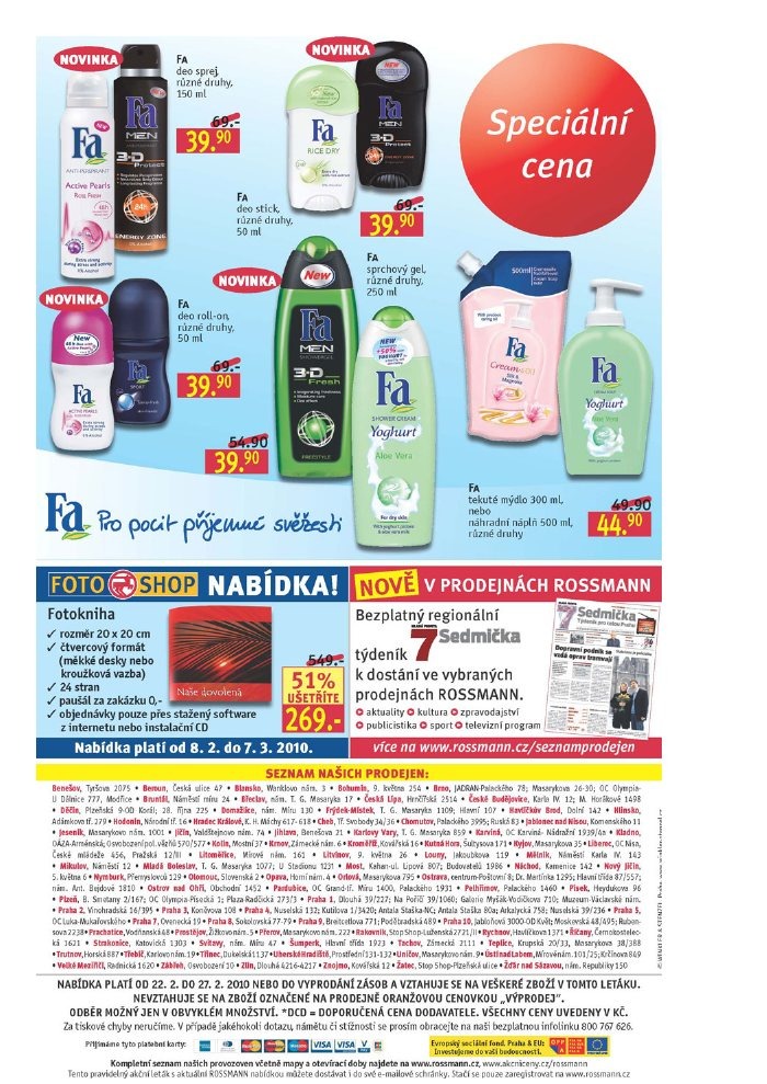 leták Rossmann strana 1 leták Rossmann strana 1