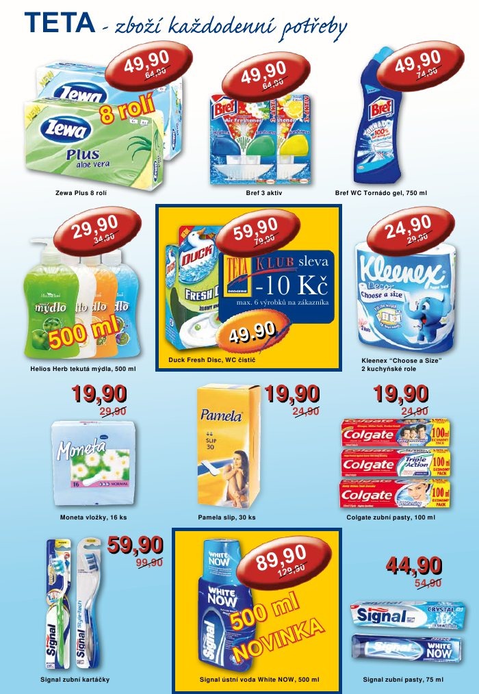 leták TETA drogerie strana 1 leták TETA drogerie strana 1