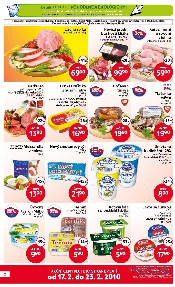 leták Tesco supermarket leták strana 1 leták Tesco supermarket leták strana 1