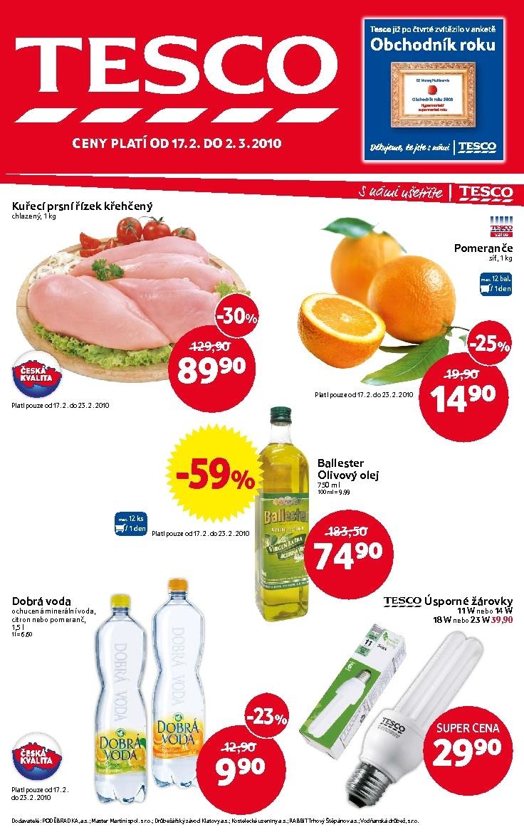 letk Tesco aktuln letk strana 1