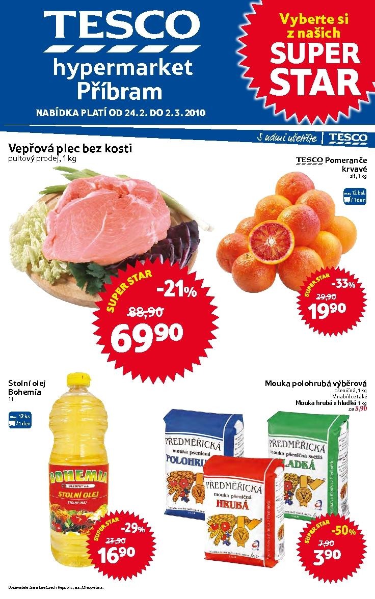 leták Tesco Příbram akční leták strana 1 leták Tesco Příbram akční leták strana 1