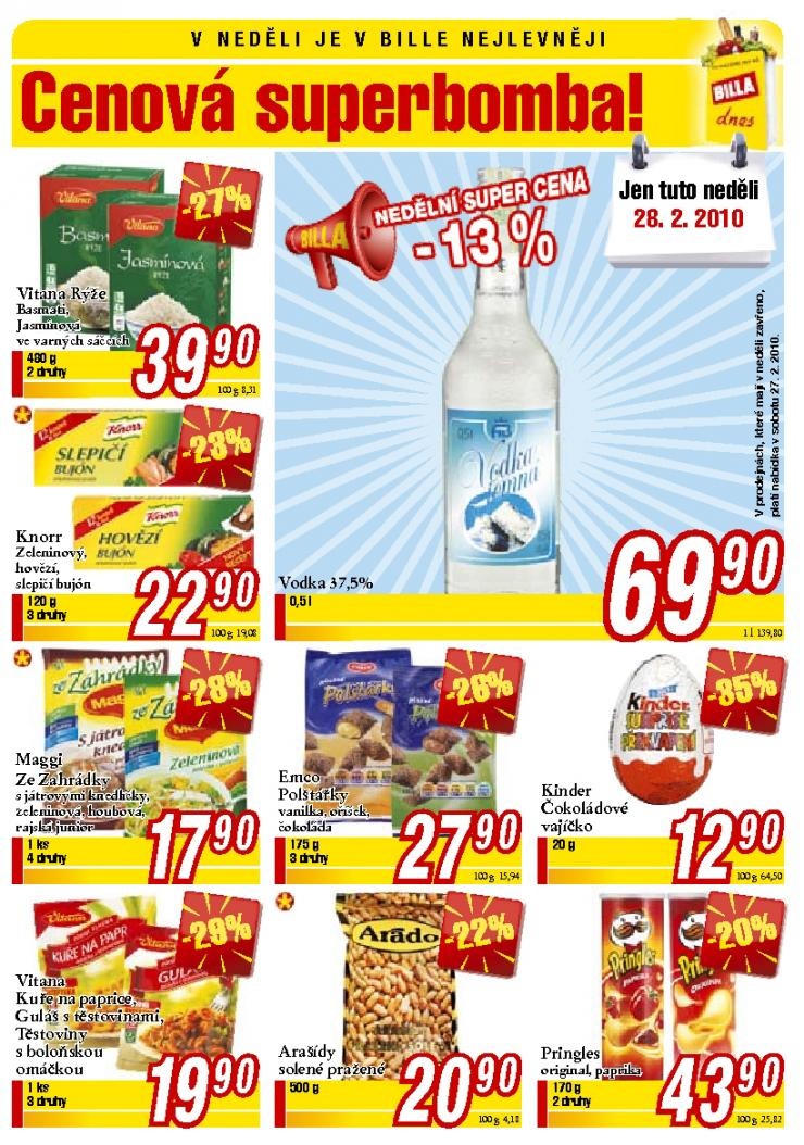 leták Billa speciální leták strana 1 leták Billa speciální leták strana 1