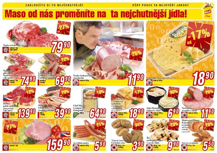 leták Billa hlavní leták strana 1 leták Billa hlavní leták strana 1