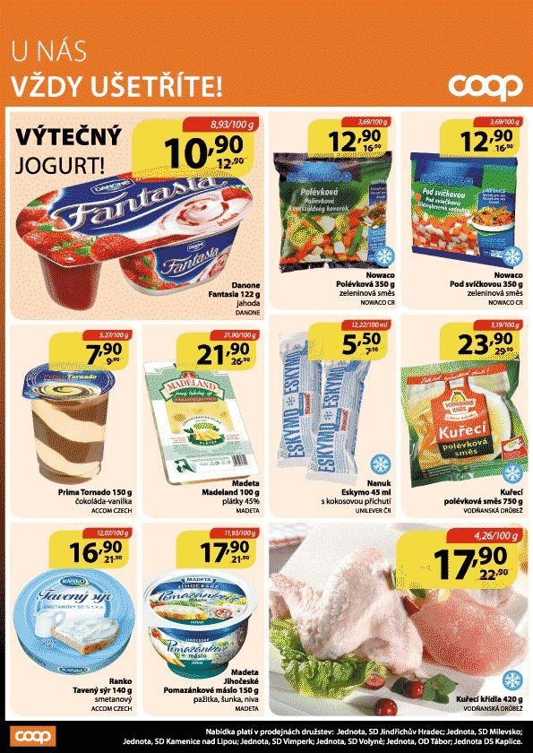 leták COOP akční letáky jihočes. region strana 1 leták COOP akční letáky jihočes. region strana 1
