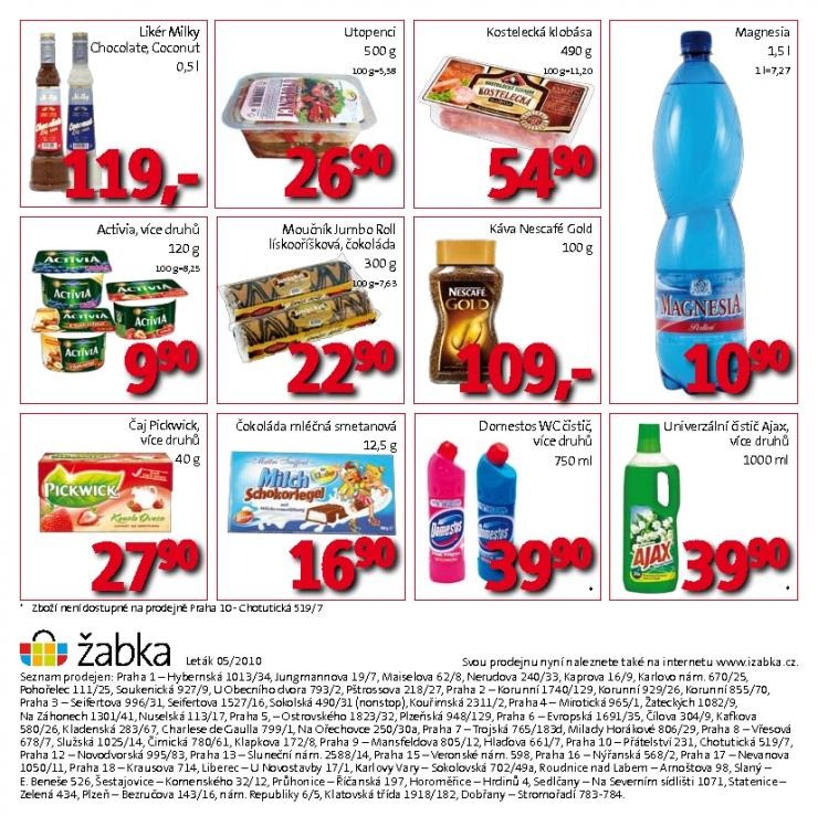 leták Žabka akční leták strana 1 leták Žabka akční leták strana 1