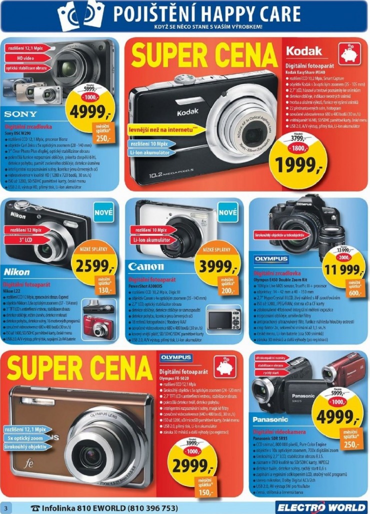 leták Electro world strana 1 leták Electro world strana 1