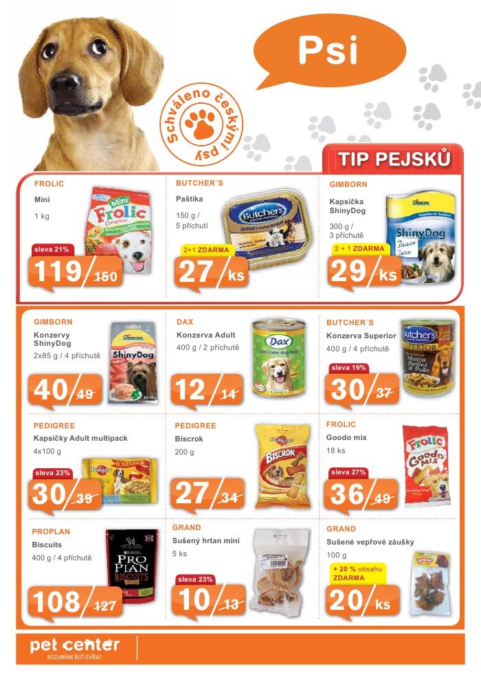 leták Pet Center strana 1 leták Pet Center strana 1