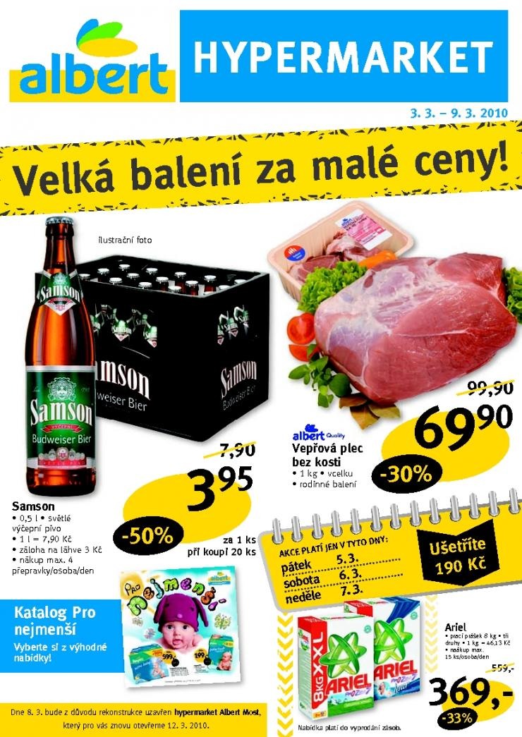 leták Albert Hypermarket akční leták strana 1 leták Albert Hypermarket akční leták strana 1