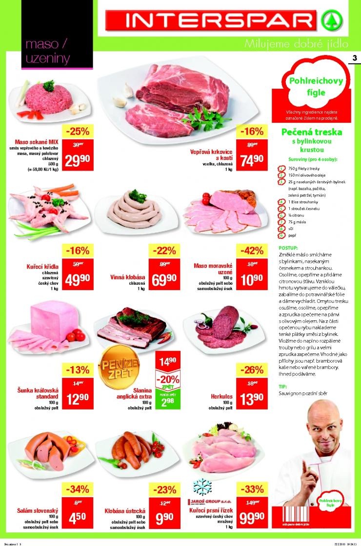 leták Interspar speciální leták strana 1 leták Interspar speciální leták strana 1