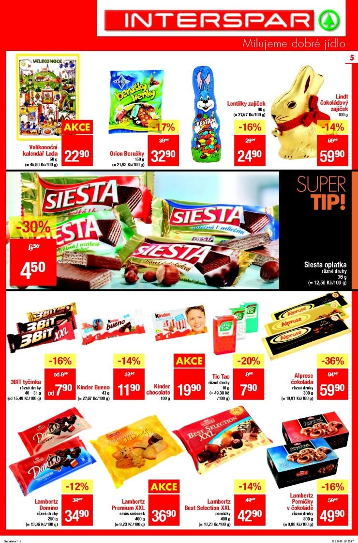 leták Interspar speciální leták strana 1 leták Interspar speciální leták strana 1