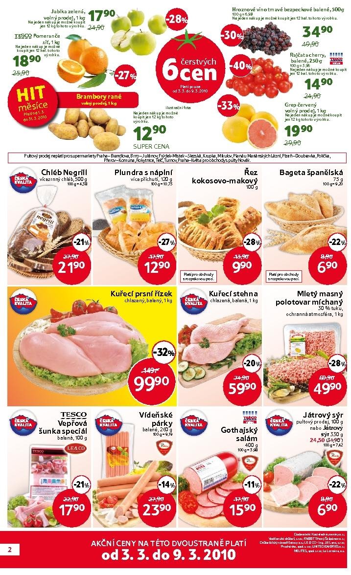 leták Tesco supermarket akční leták strana 1 leták Tesco supermarket akční leták strana 1