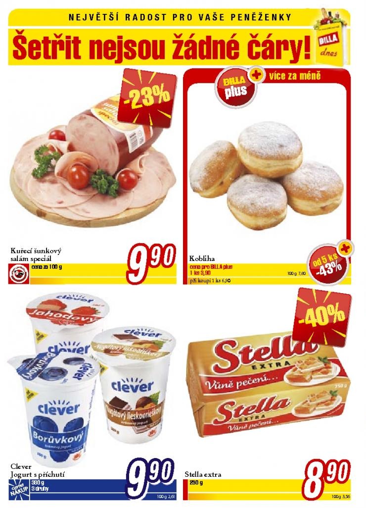 leták Billa speciální letáky strana 1 leták Billa speciální letáky strana 1