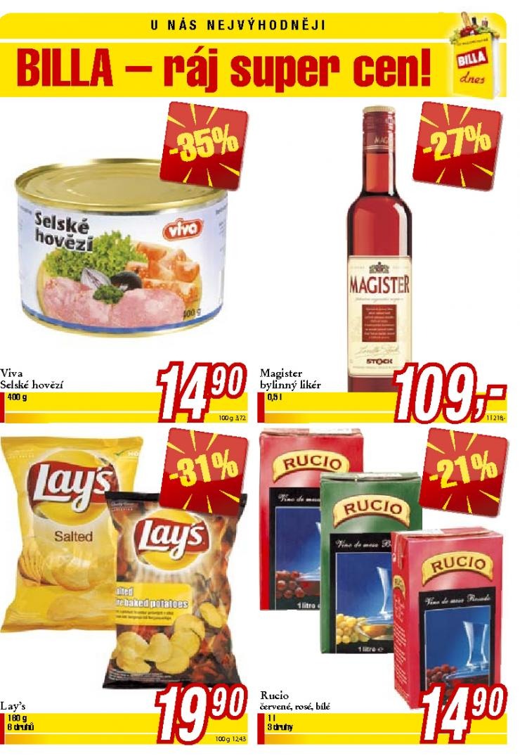 leták Billa speciální letáky strana 1 leták Billa speciální letáky strana 1