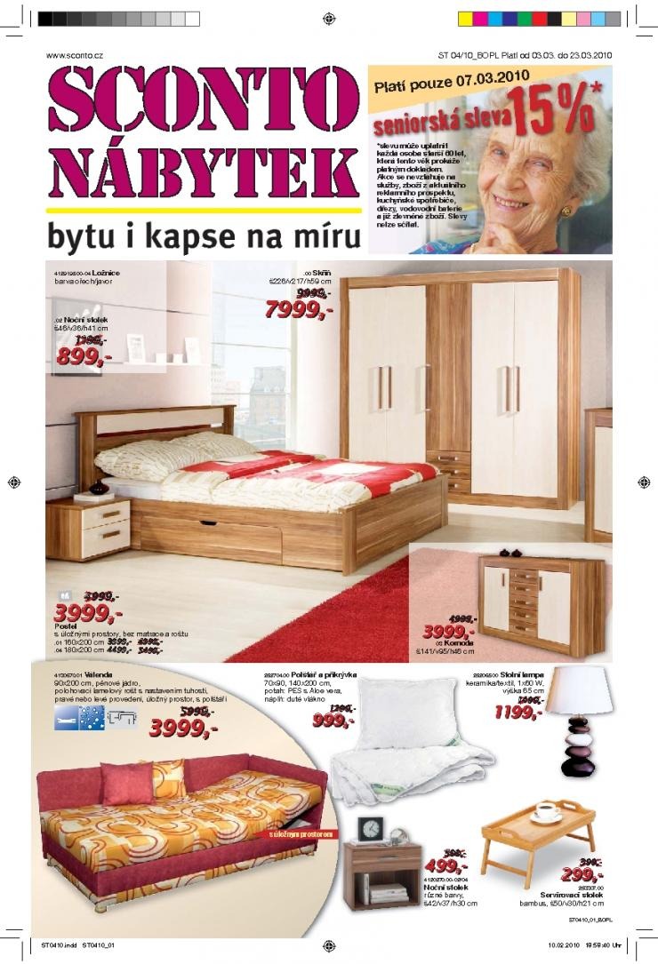 leták Sconto nábytek aktuální leták strana 1 leták Sconto nábytek aktuální leták strana 1