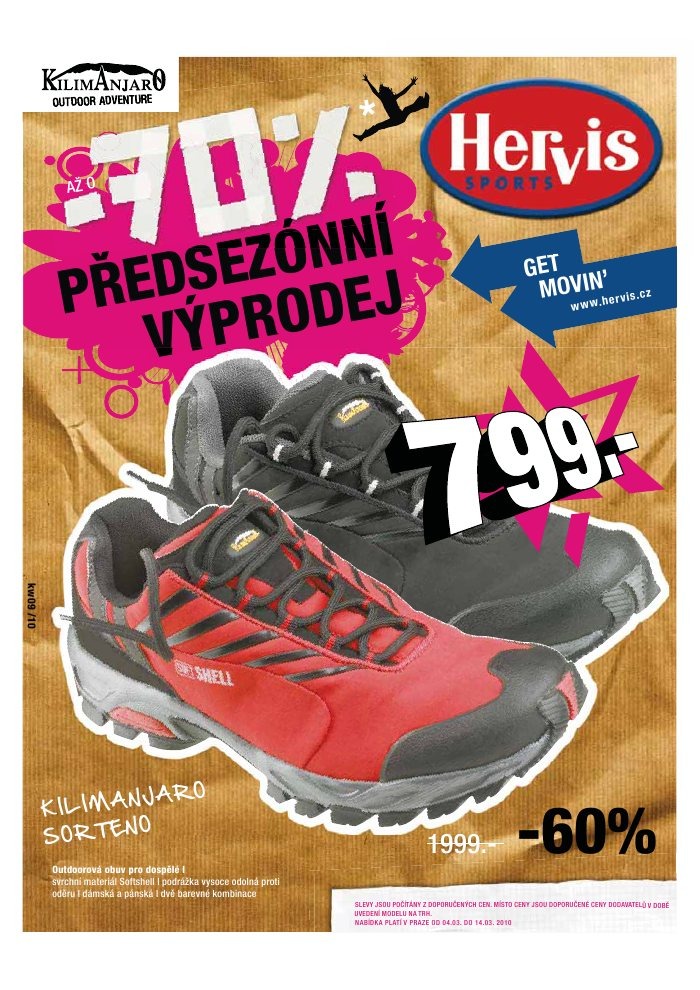 leták Hervis strana 1 leták Hervis strana 1