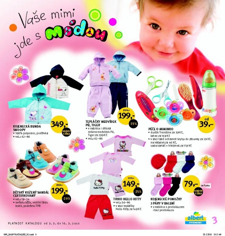 leták Albert Hypermarket Baby leták strana 1 leták Albert Hypermarket Baby leták strana 1