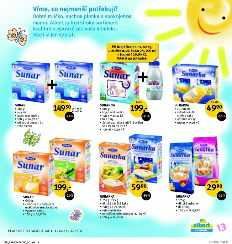 leták Albert Hypermarket Baby leták strana 1 leták Albert Hypermarket Baby leták strana 1
