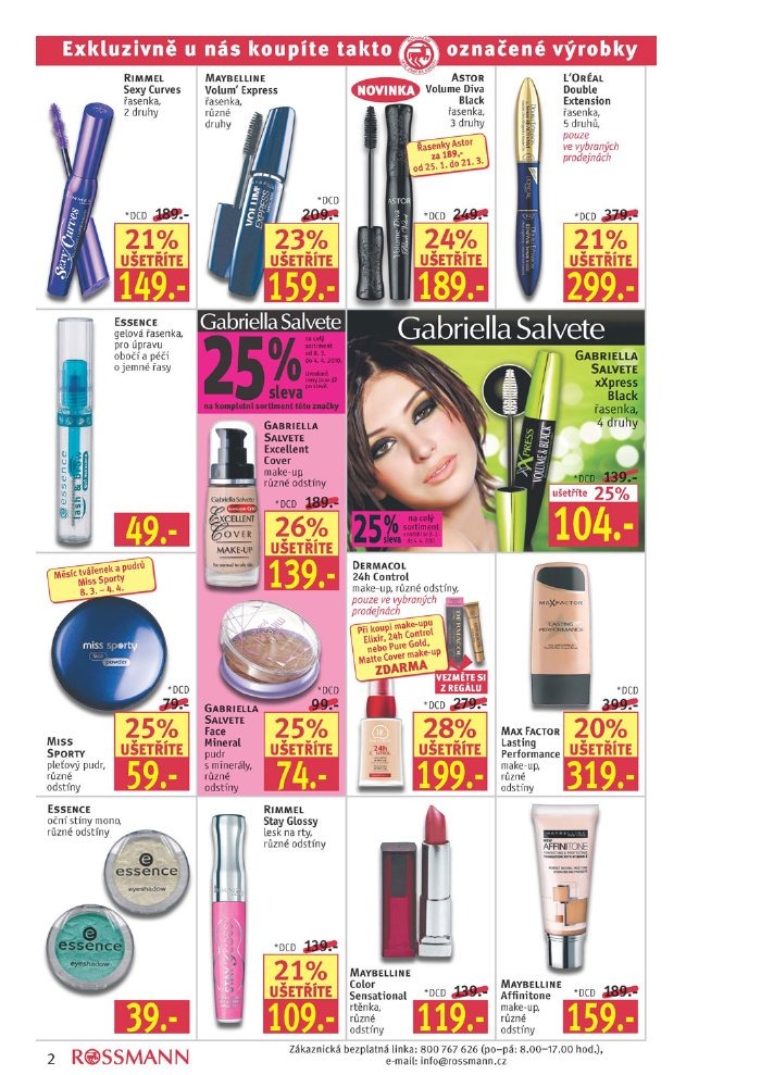 leták Rossmann strana 1 leták Rossmann strana 1