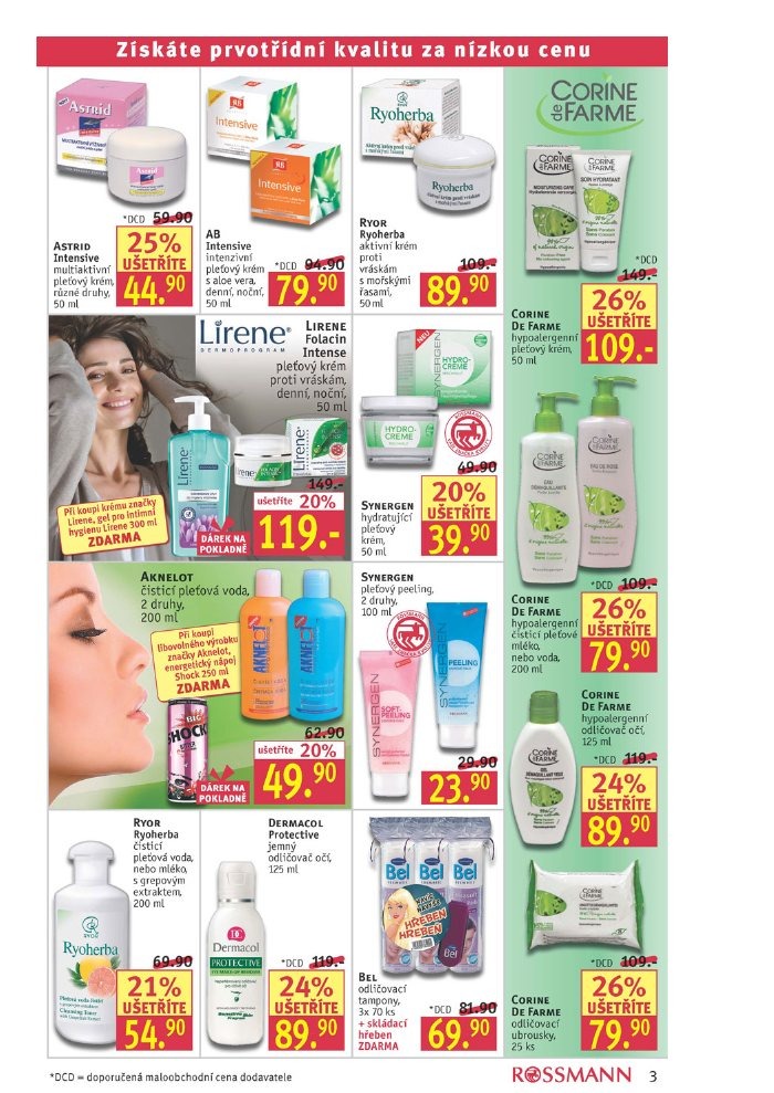 leták Rossmann strana 1 leták Rossmann strana 1