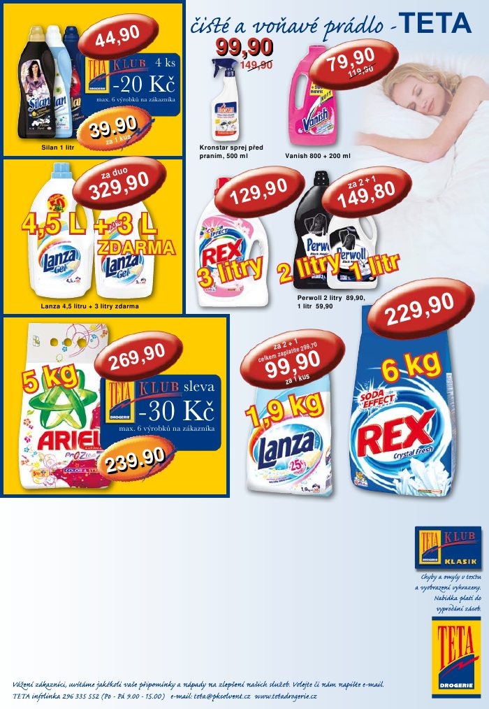 leták TETA drogerie strana 1 leták TETA drogerie strana 1