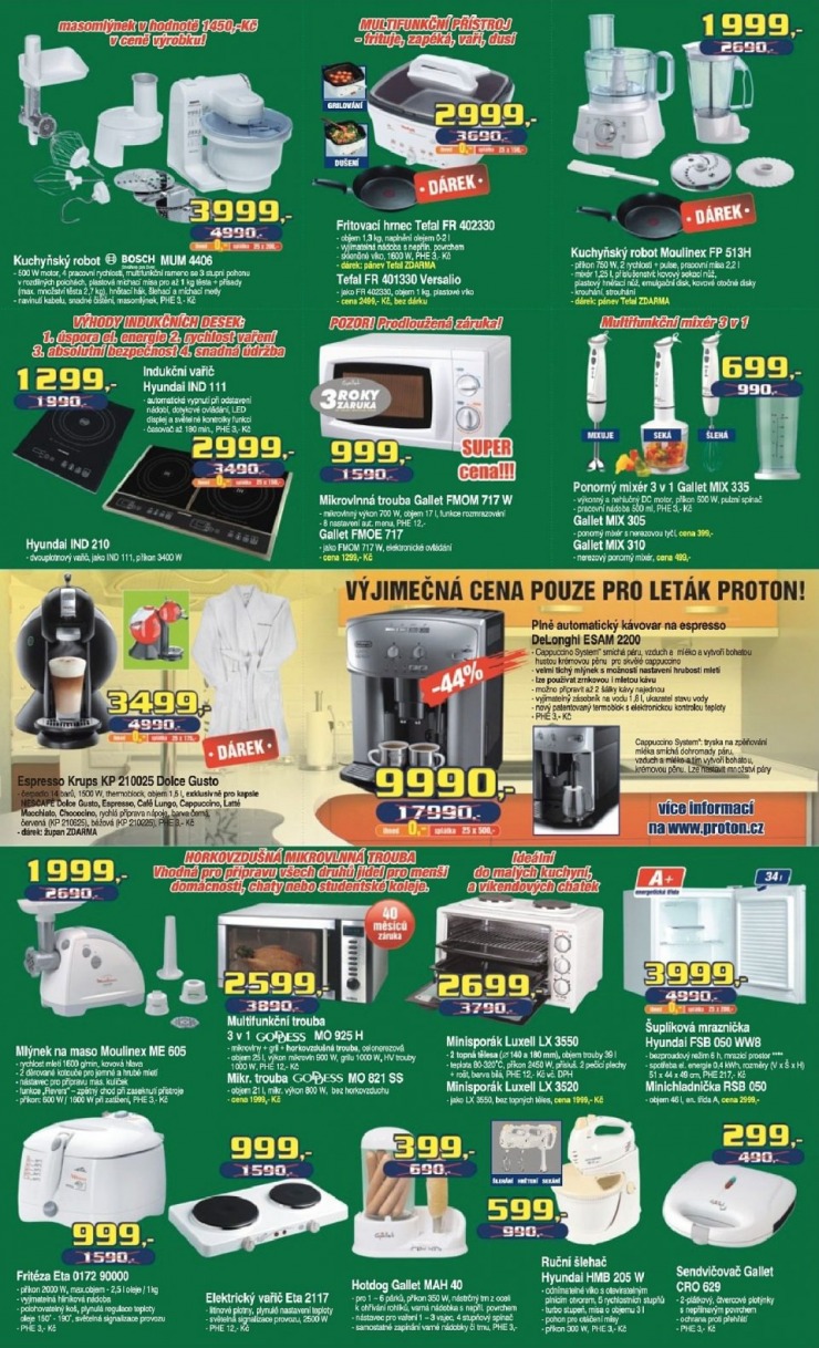leták Proton strana 1 leták Proton strana 1