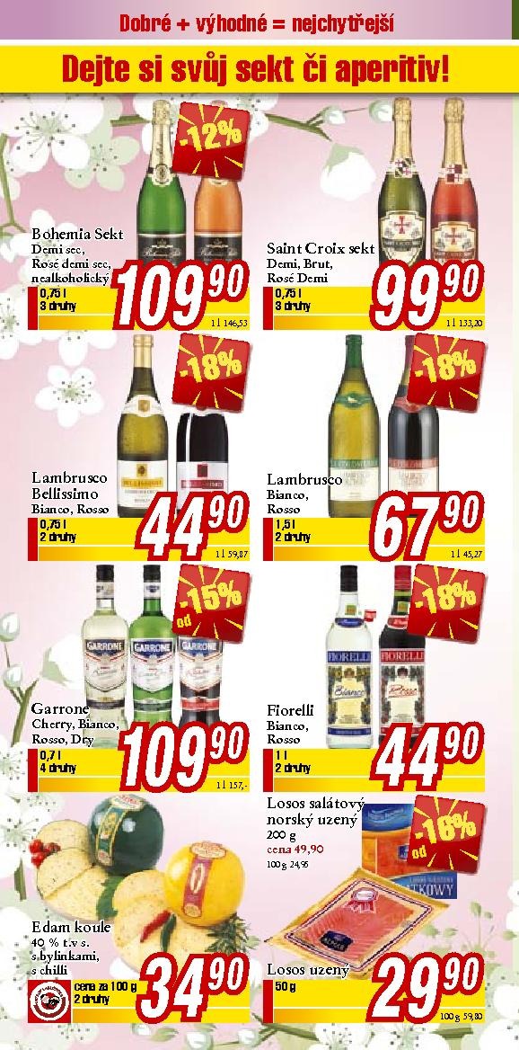 leták Billa nápojový leták strana 1 leták Billa nápojový leták strana 1