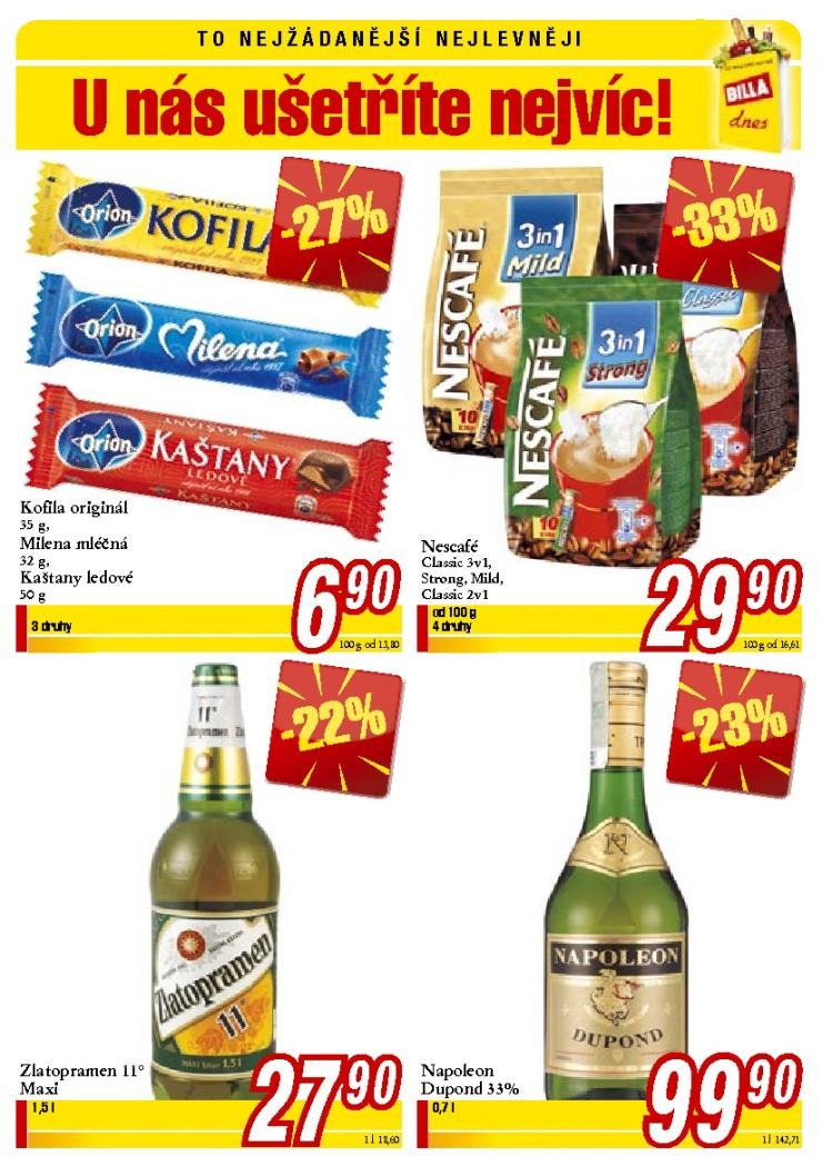 leták Billa speciální leták strana 1 leták Billa speciální leták strana 1