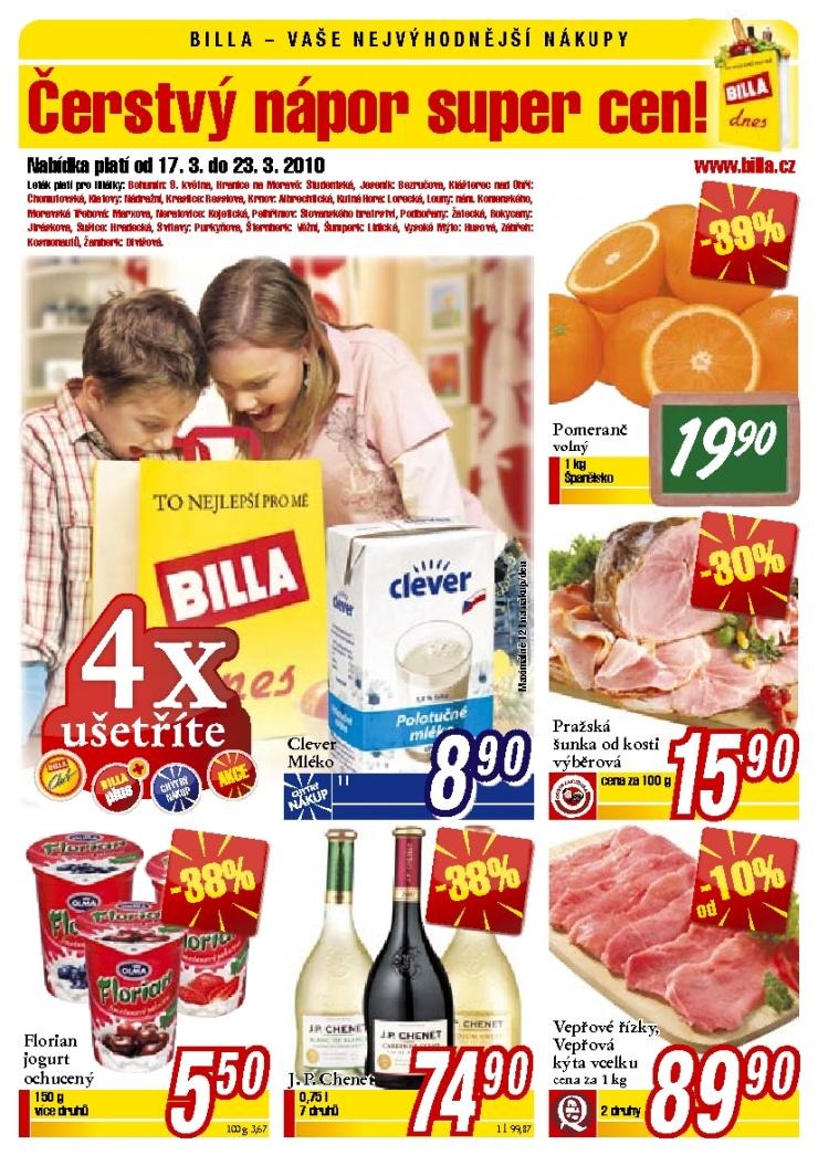 letk Billa speciln letky strana 1