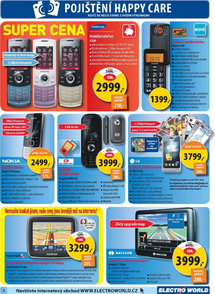 leták Electro world strana 1 leták Electro world strana 1