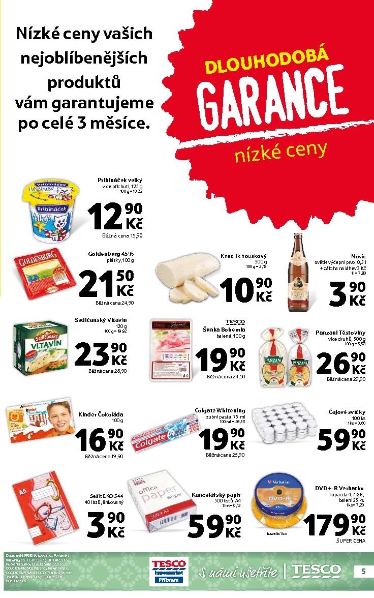 leták Tesco Příbram aktuální leták strana 1 leták Tesco Příbram aktuální leták strana 1