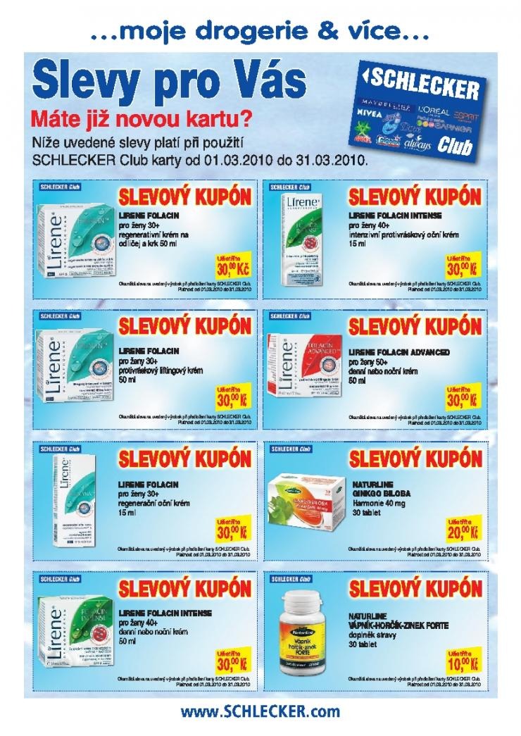 leták Schlecker akční leták strana 1 leták Schlecker akční leták strana 1