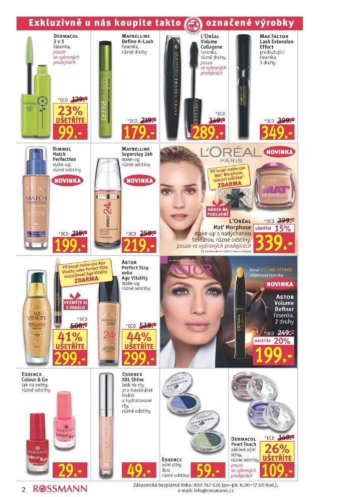 leták Rossmann strana 1 leták Rossmann strana 1