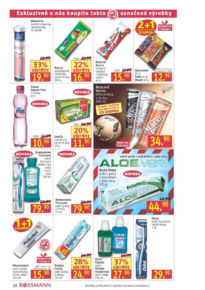 leták Rossmann strana 1 leták Rossmann strana 1