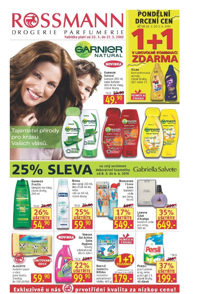 leták Rossmann strana 1 leták Rossmann strana 1