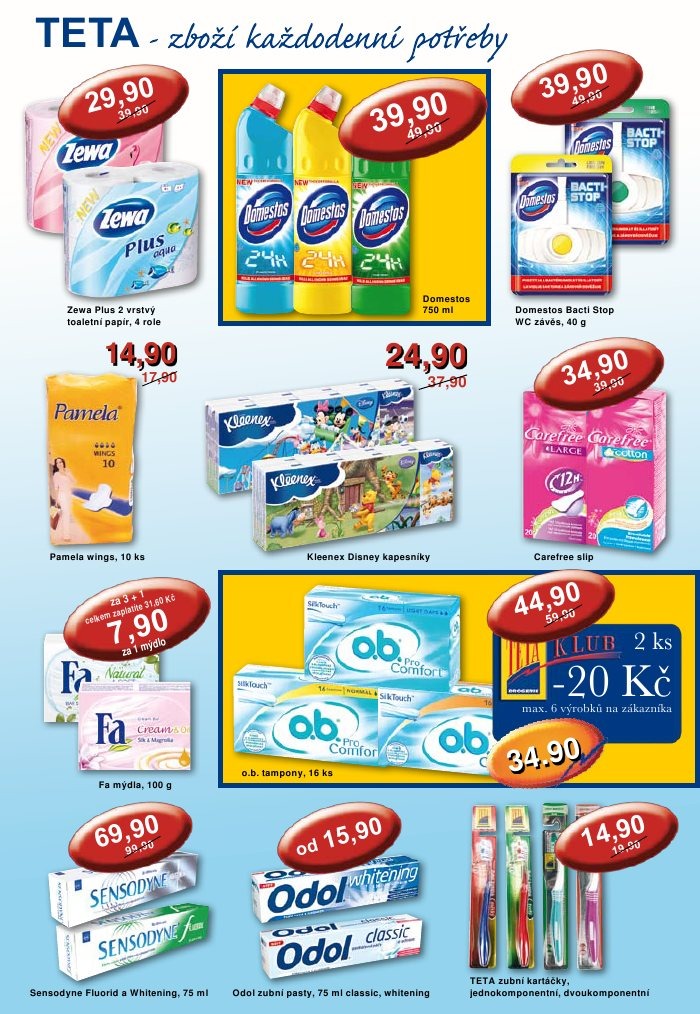leták TETA drogerie strana 1 leták TETA drogerie strana 1