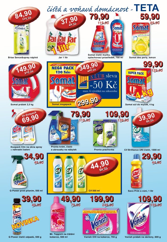 leták TETA drogerie strana 1 leták TETA drogerie strana 1