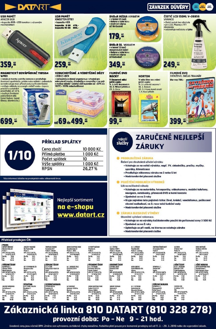 leták Datart strana 1 leták Datart strana 1