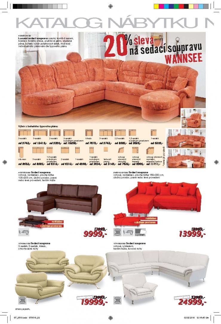 leták Sconto nábytek akční leták strana 1 leták Sconto nábytek akční leták strana 1