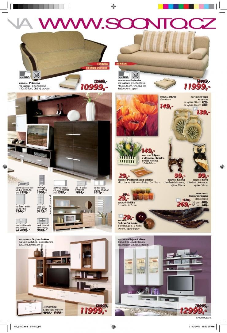 leták Sconto nábytek akční leták strana 1 leták Sconto nábytek akční leták strana 1