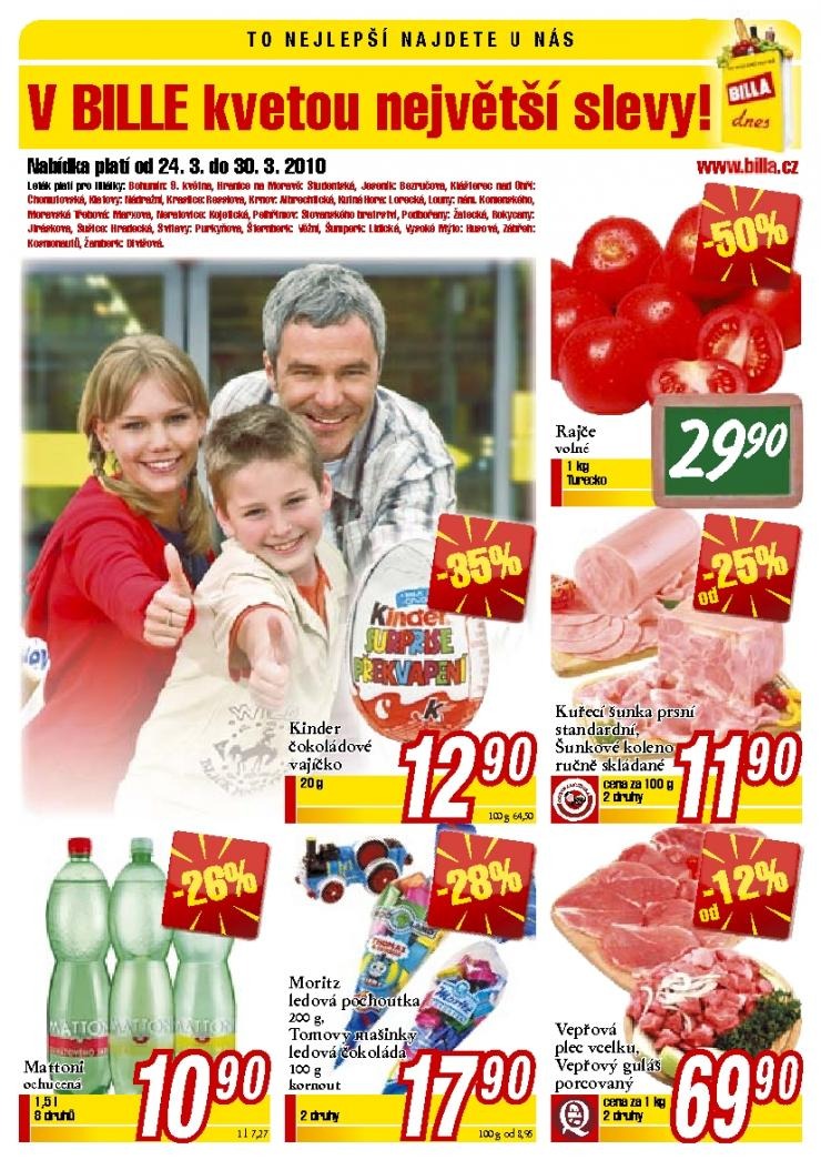 letk Billa speciln letky strana 1