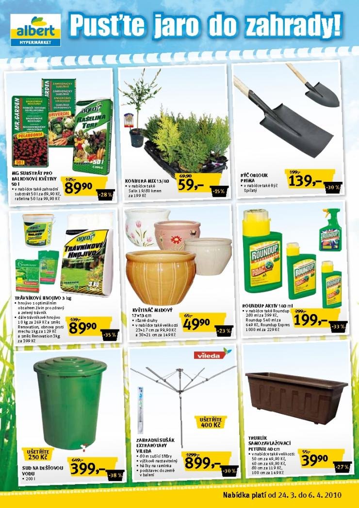 leták Albert Hypermarket leták zahrada strana 1 leták Albert Hypermarket leták zahrada strana 1