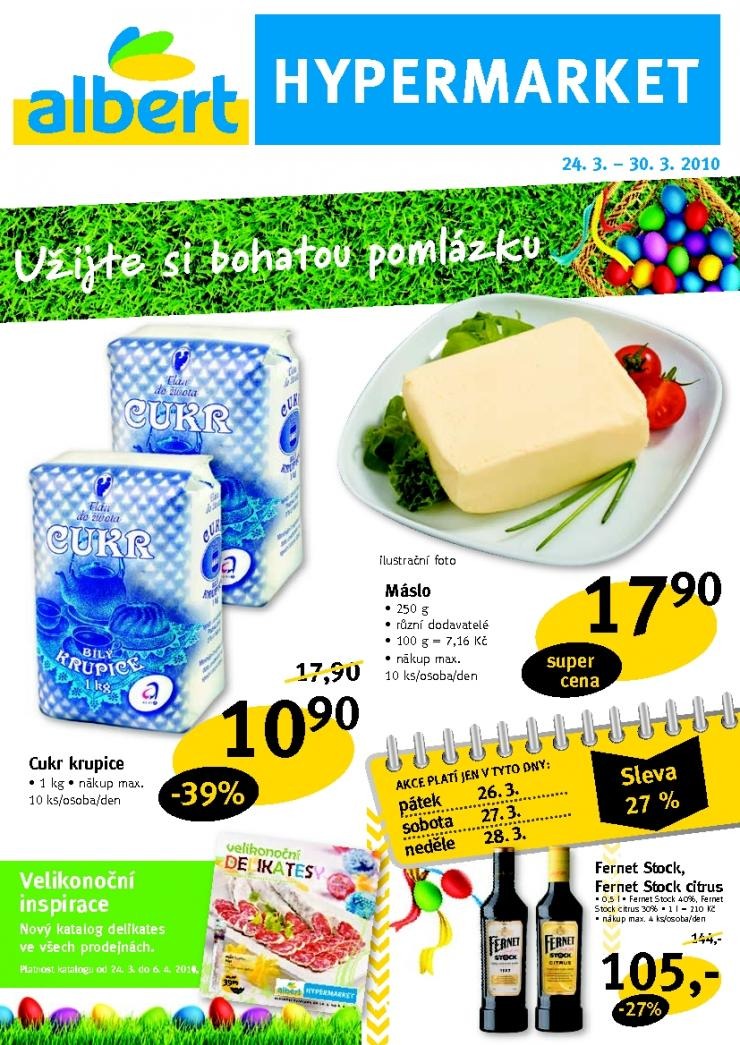 leták Albert Hypermarket leták strana 1 leták Albert Hypermarket leták strana 1
