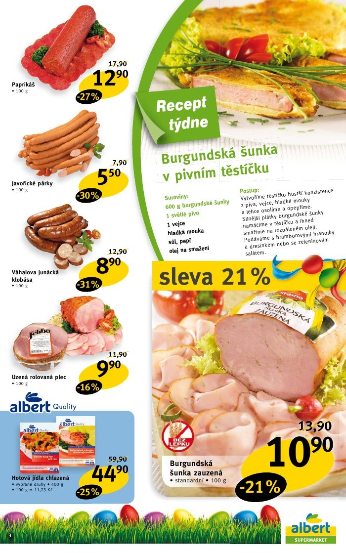 leták Albert strana 1 leták Albert strana 1