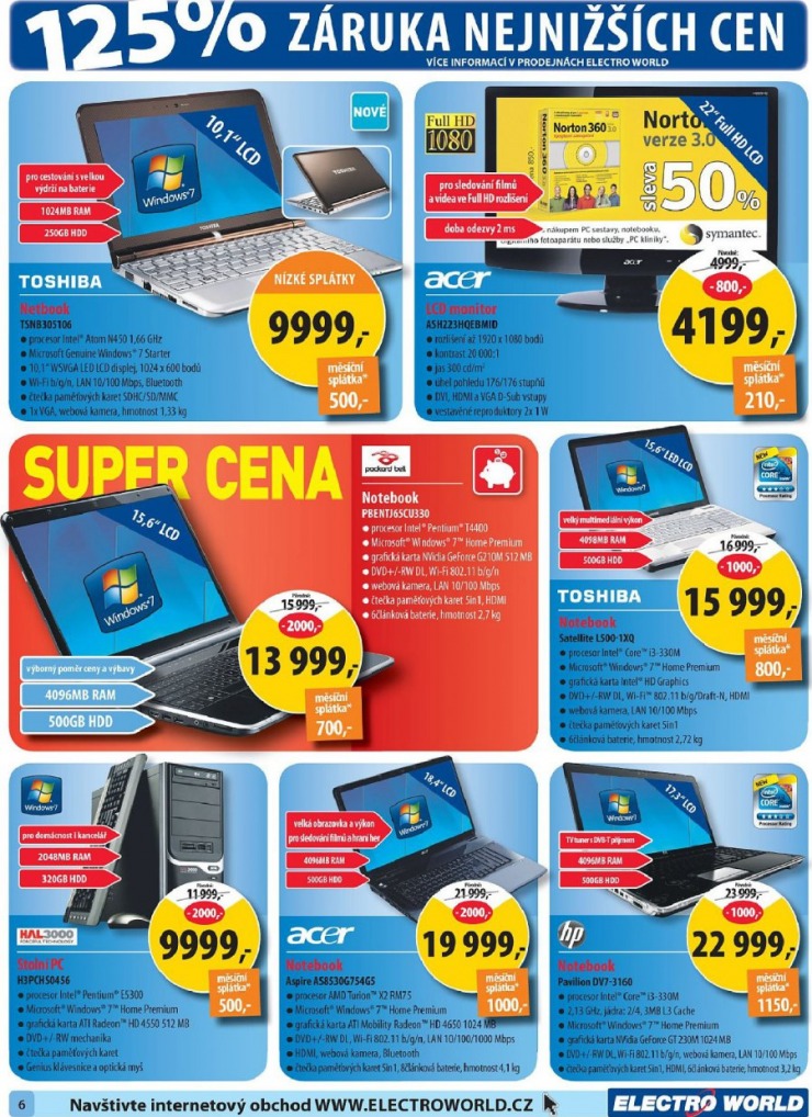 leták Electro world strana 1 leták Electro world strana 1